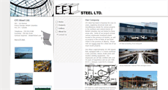 Desktop Screenshot of cfisteel.com